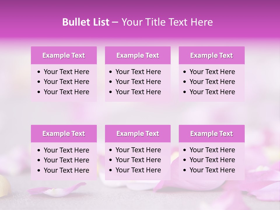 Fallen Scatter Bridal PowerPoint Template