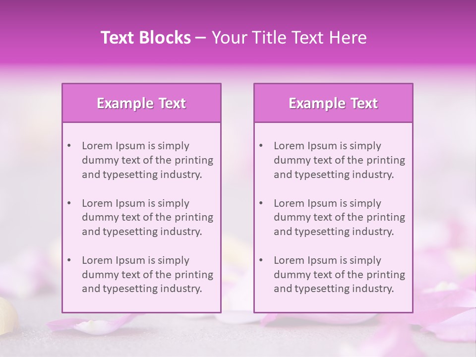 Fallen Scatter Bridal PowerPoint Template