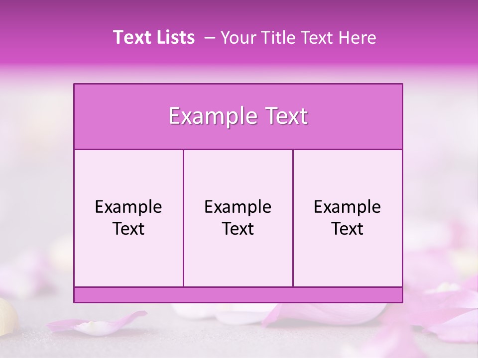 Fallen Scatter Bridal PowerPoint Template
