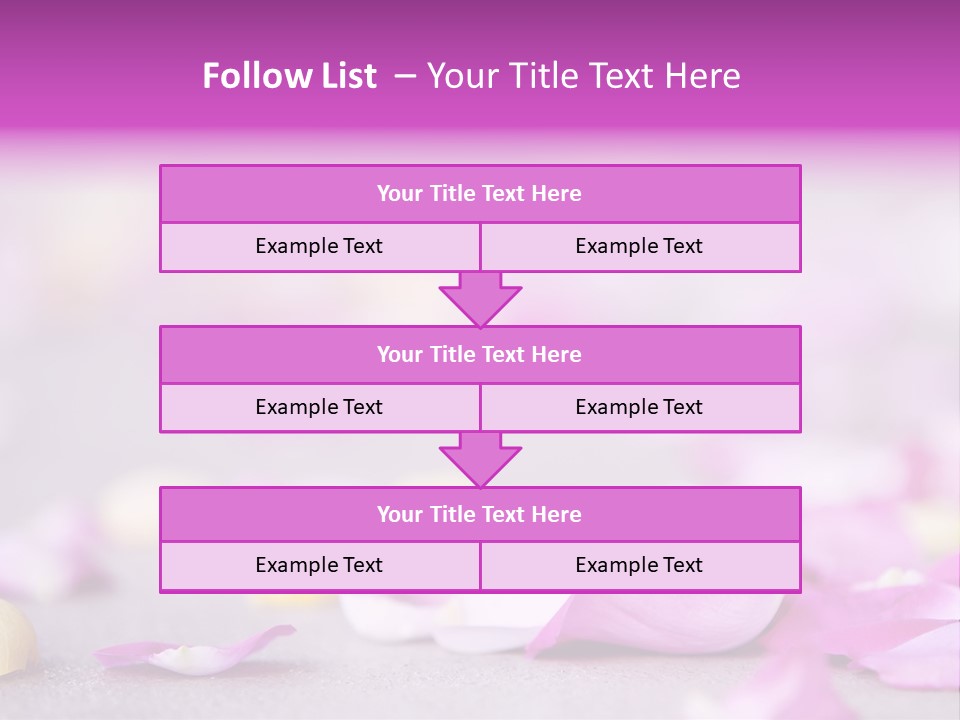 Fallen Scatter Bridal PowerPoint Template