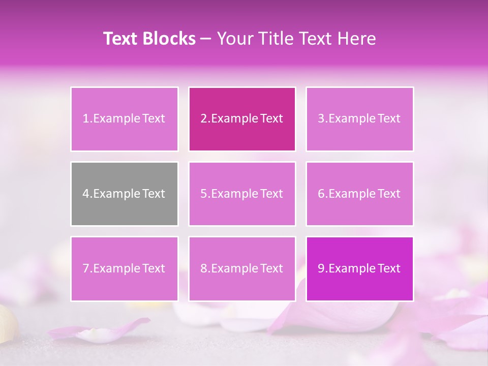 Fallen Scatter Bridal PowerPoint Template