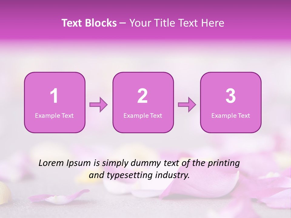 Fallen Scatter Bridal PowerPoint Template