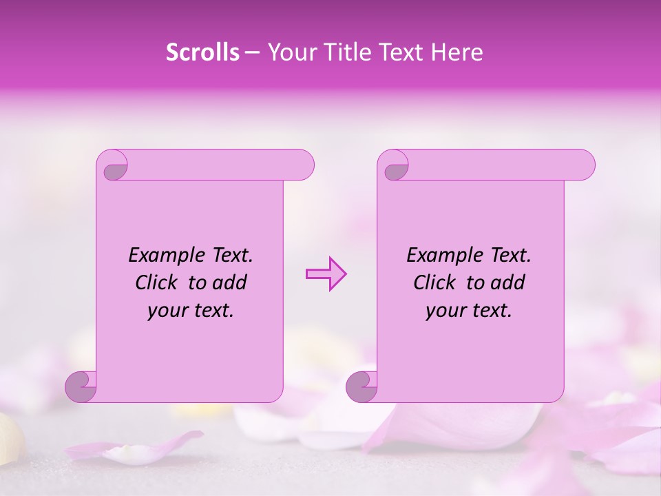 Fallen Scatter Bridal PowerPoint Template