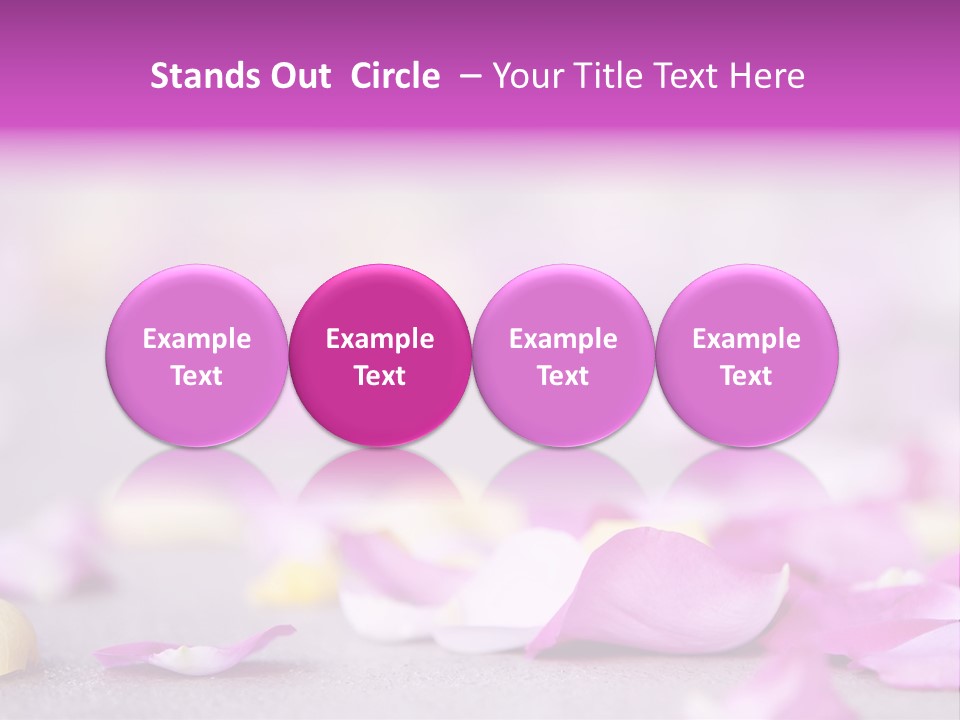 Fallen Scatter Bridal PowerPoint Template