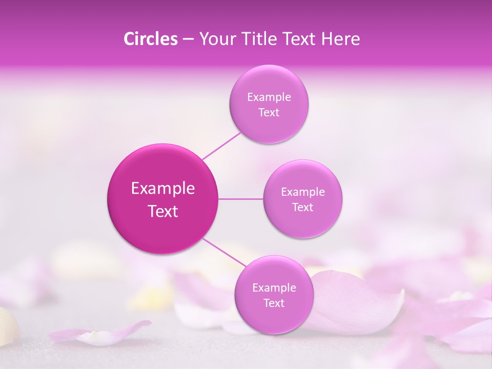 Fallen Scatter Bridal PowerPoint Template