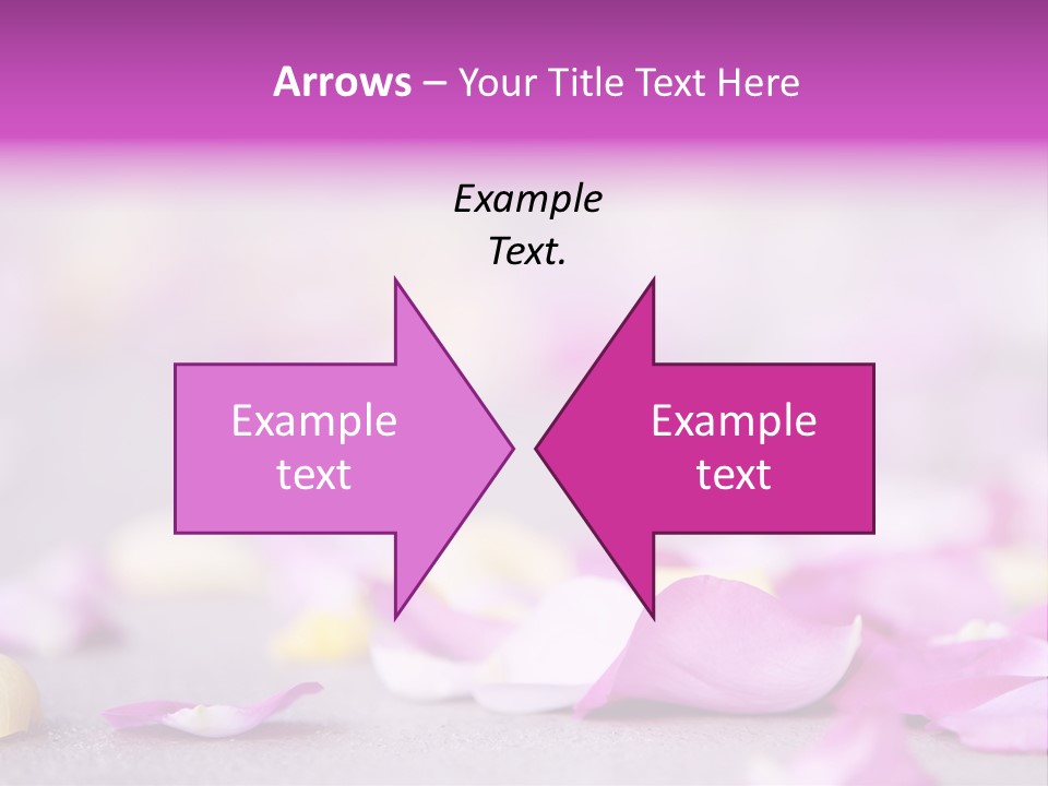 Fallen Scatter Bridal PowerPoint Template