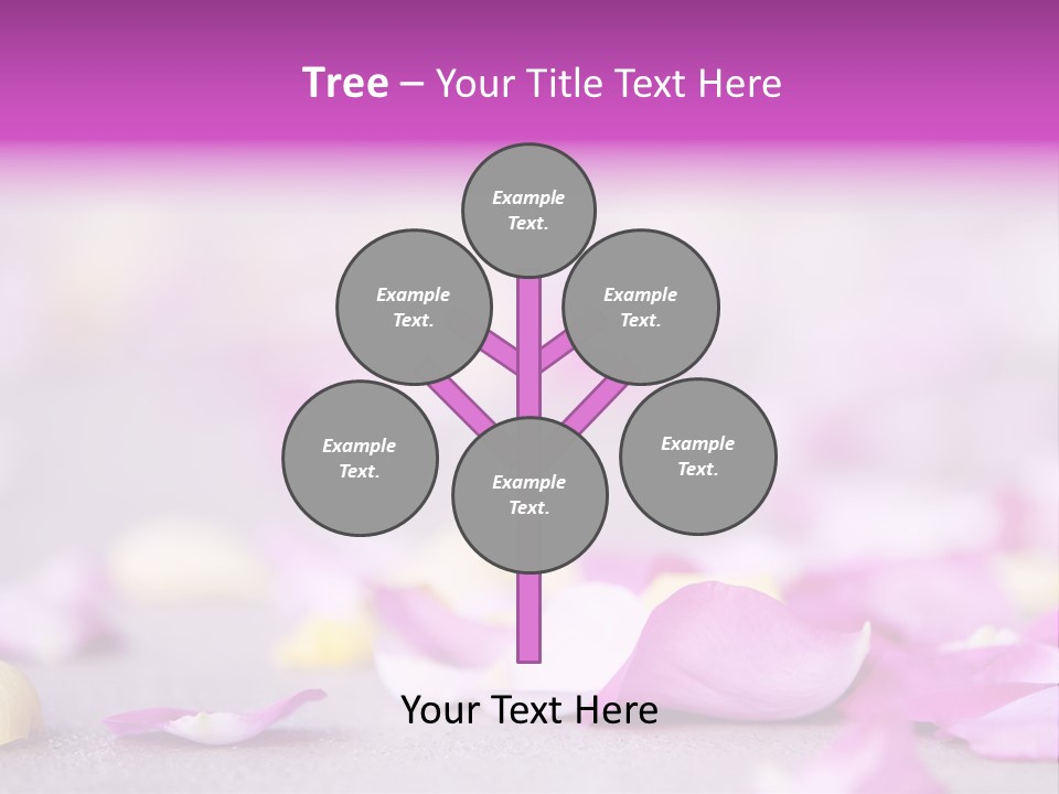 Fallen Scatter Bridal PowerPoint Template