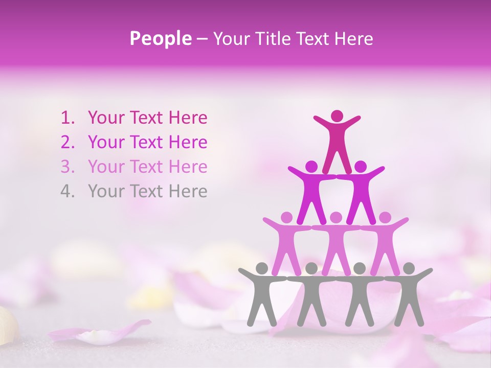 Fallen Scatter Bridal PowerPoint Template