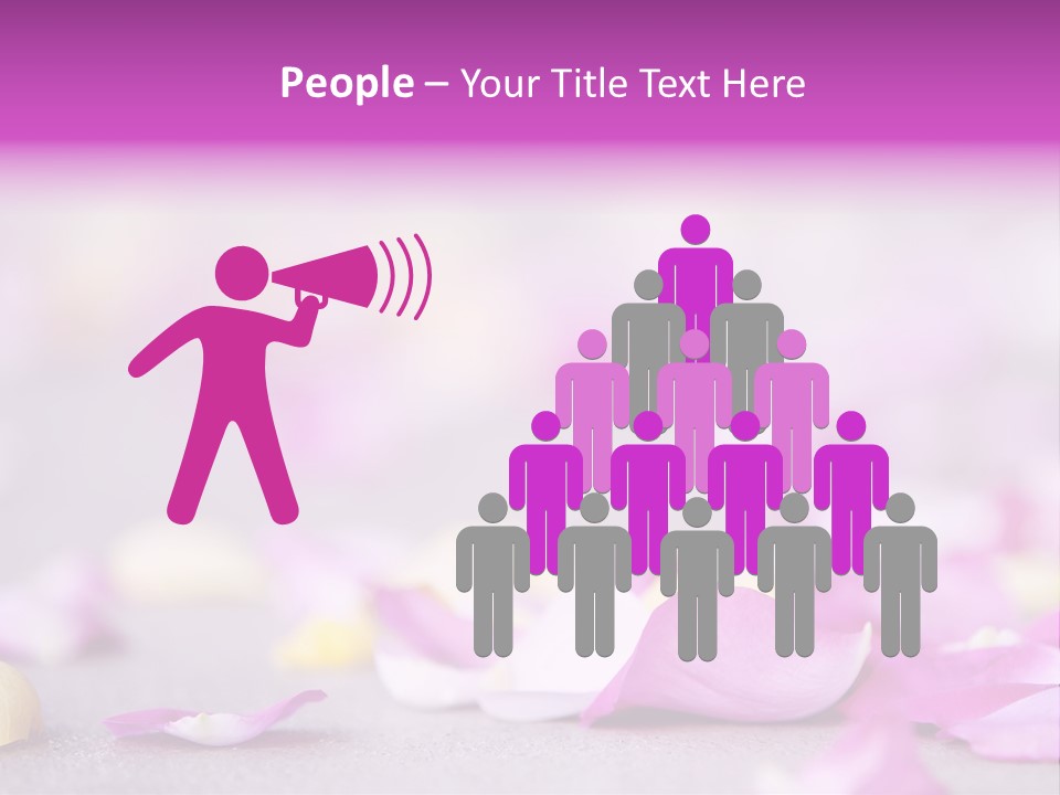 Fallen Scatter Bridal PowerPoint Template