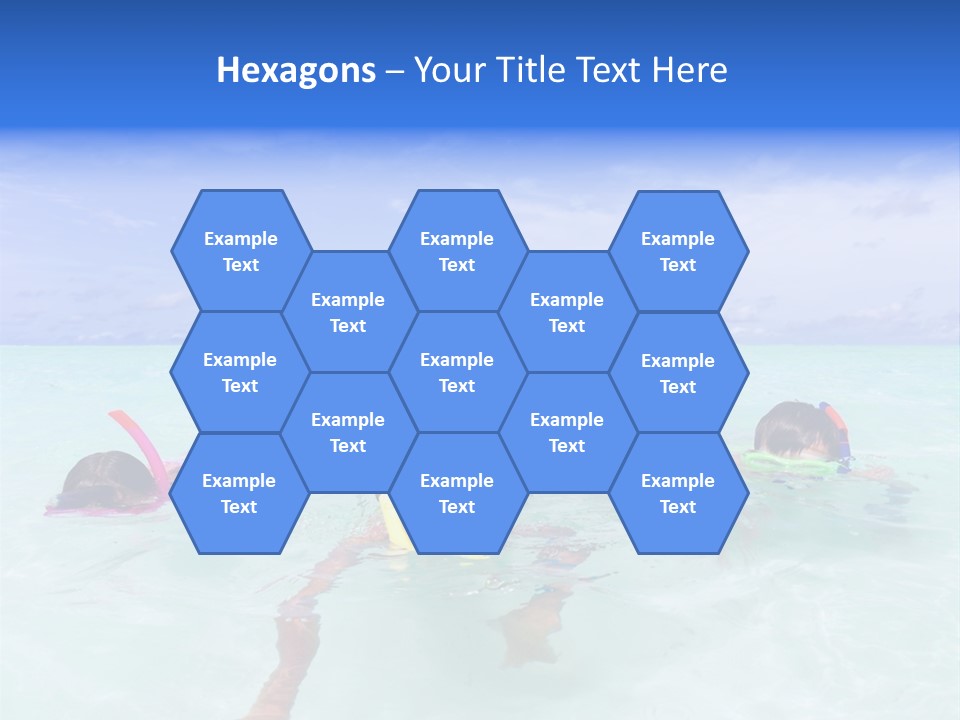 Wet Water Snorkeling PowerPoint Template