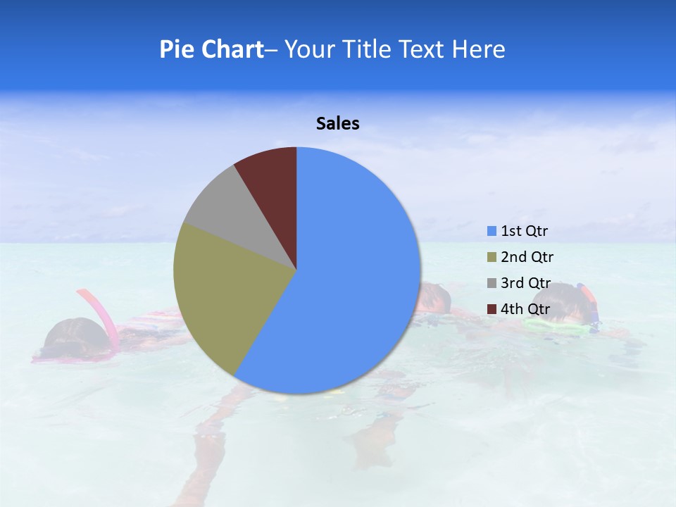 Wet Water Snorkeling PowerPoint Template