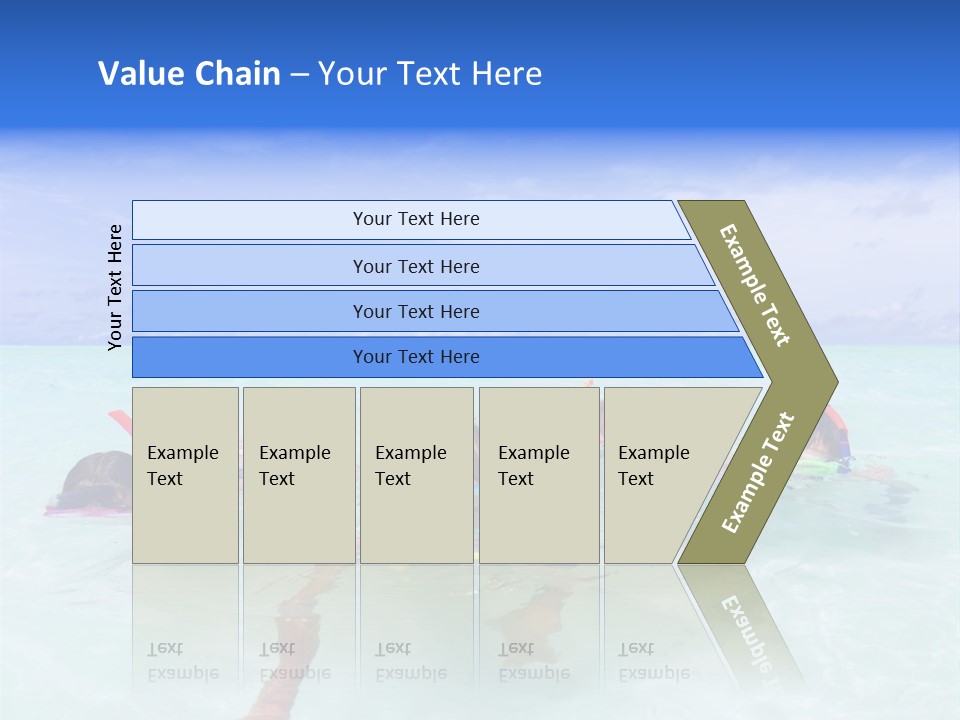 Wet Water Snorkeling PowerPoint Template