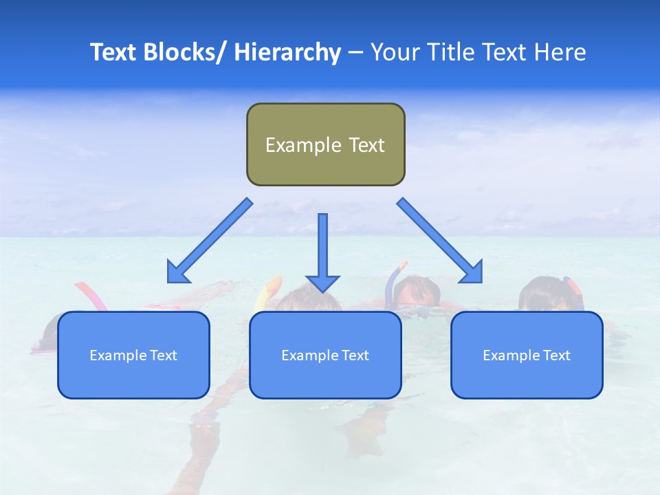 Wet Water Snorkeling PowerPoint Template