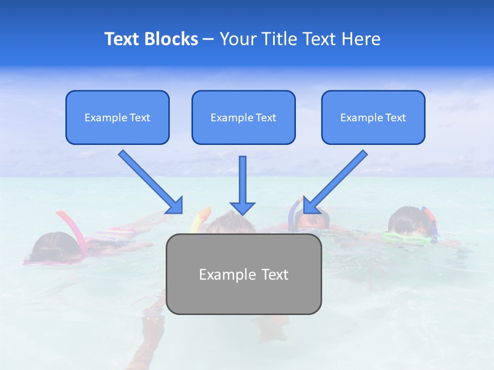 Wet Water Snorkeling PowerPoint Template