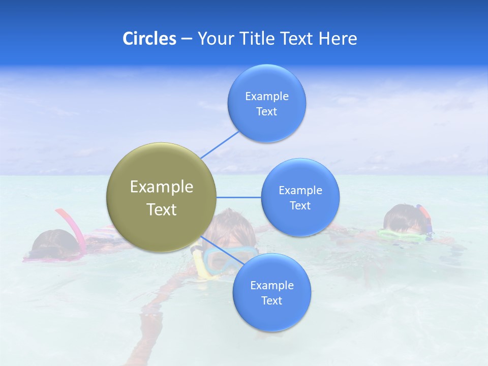 Wet Water Snorkeling PowerPoint Template