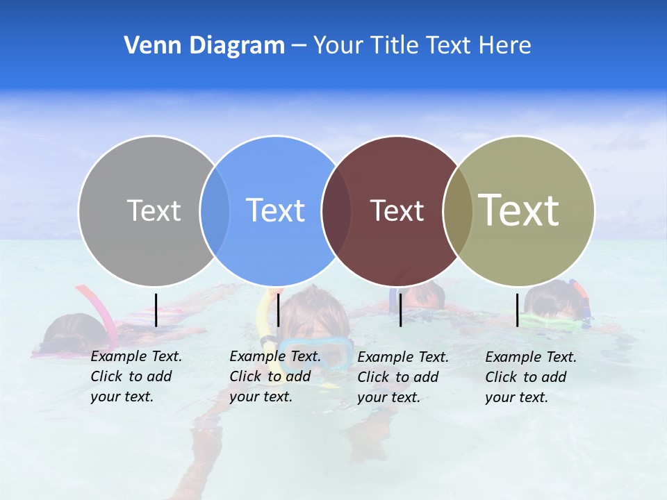 Wet Water Snorkeling PowerPoint Template