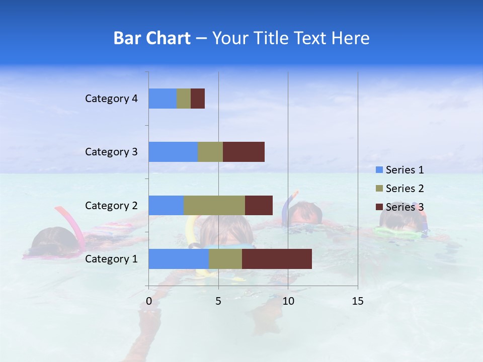 Wet Water Snorkeling PowerPoint Template