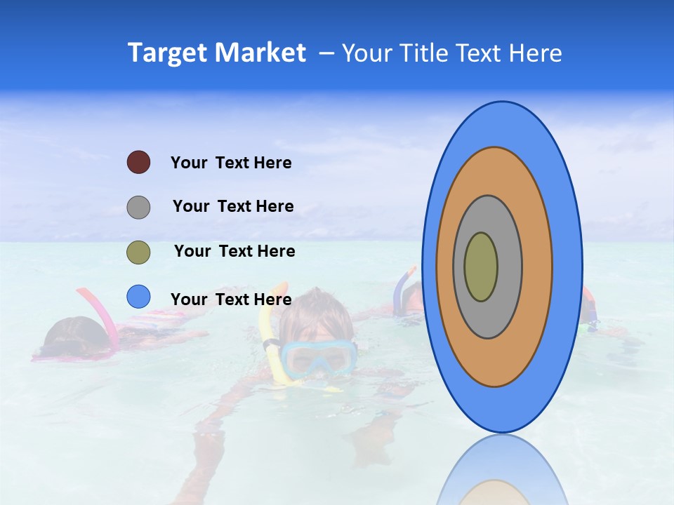 Wet Water Snorkeling PowerPoint Template