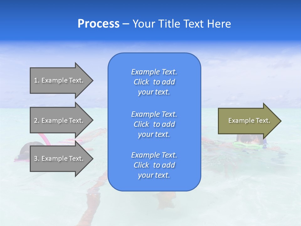 Wet Water Snorkeling PowerPoint Template