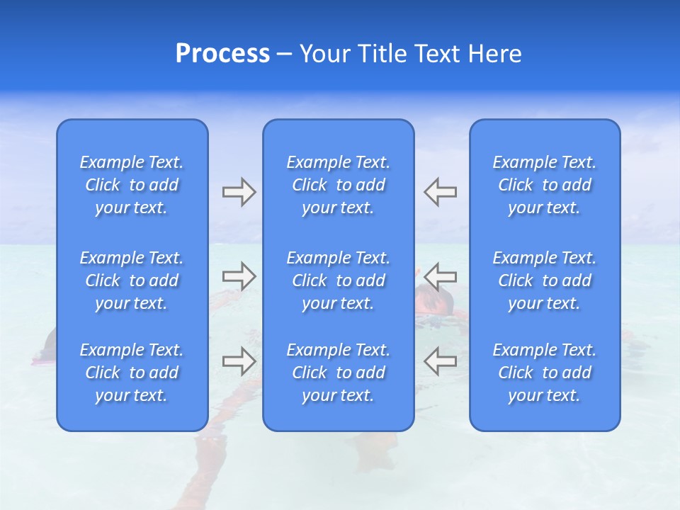 Wet Water Snorkeling PowerPoint Template