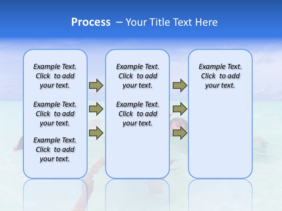 Wet Water Snorkeling PowerPoint Template