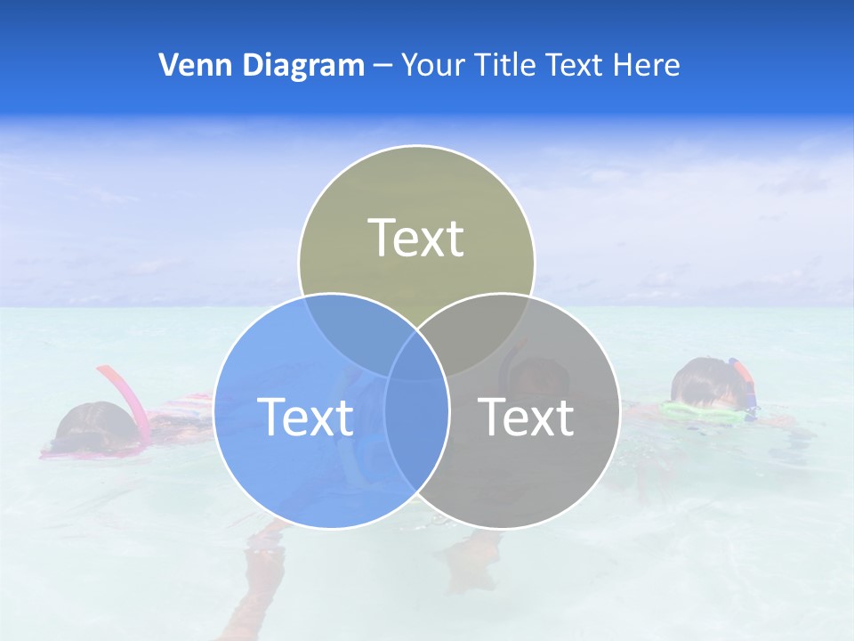 Wet Water Snorkeling PowerPoint Template