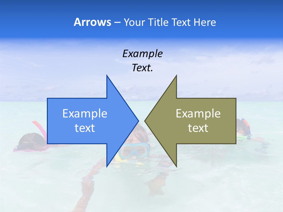 Wet Water Snorkeling PowerPoint Template