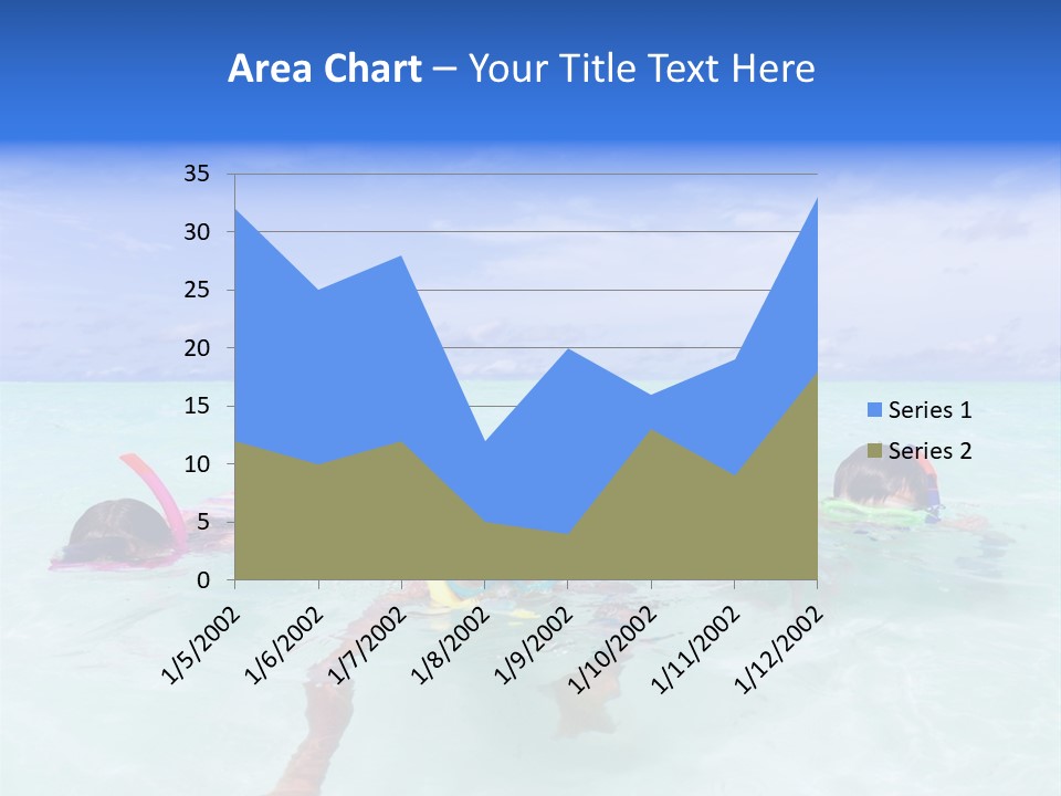 Wet Water Snorkeling PowerPoint Template