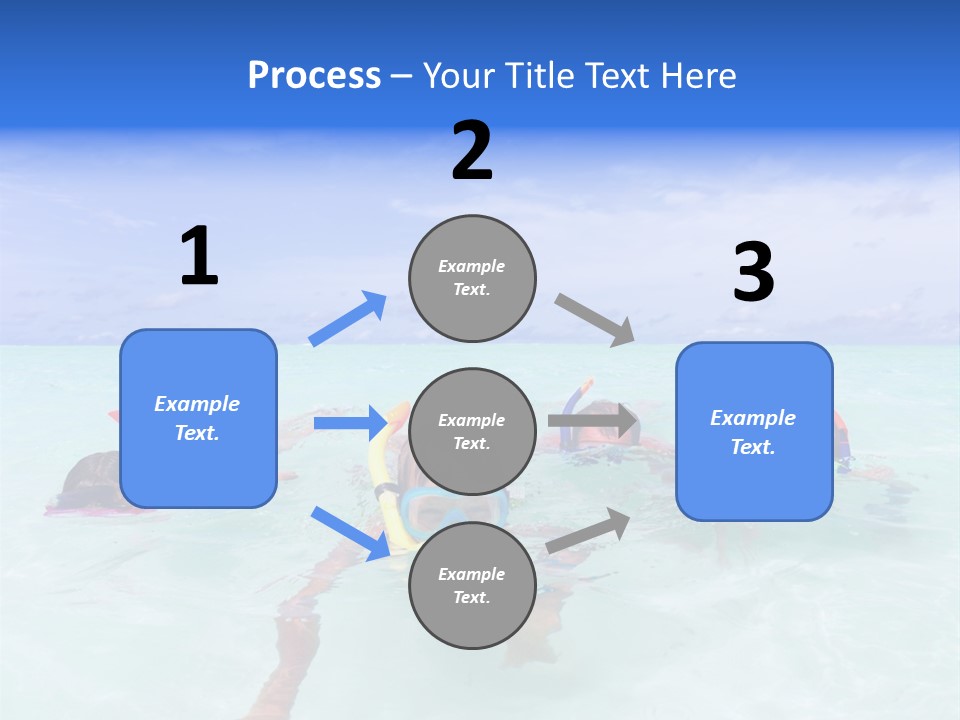 Wet Water Snorkeling PowerPoint Template