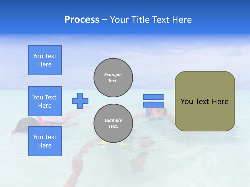 Wet Water Snorkeling PowerPoint Template