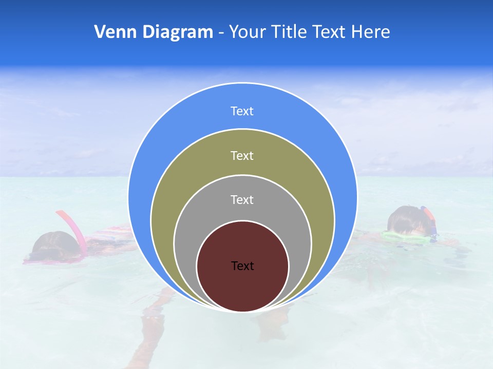 Wet Water Snorkeling PowerPoint Template