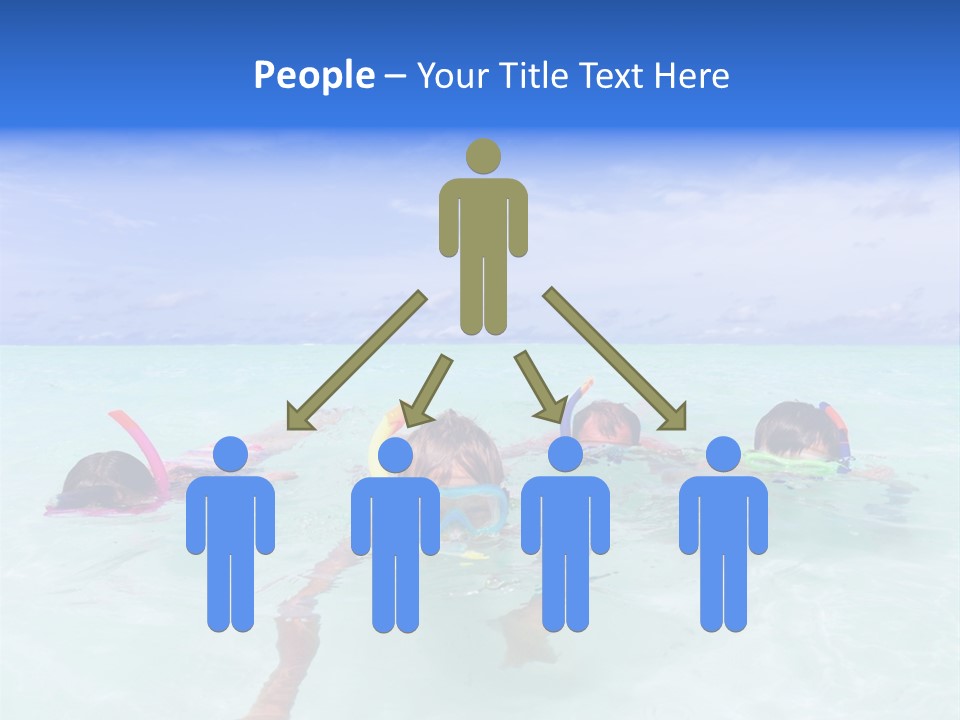 Wet Water Snorkeling PowerPoint Template