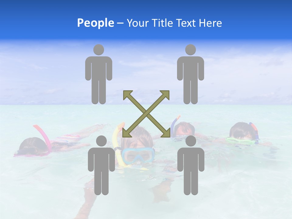 Wet Water Snorkeling PowerPoint Template