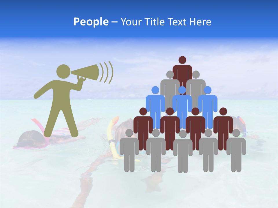 Wet Water Snorkeling PowerPoint Template