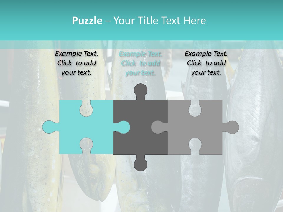 Rainbow Yellowtail Elagatis Bipinnulata Pelagic PowerPoint Template