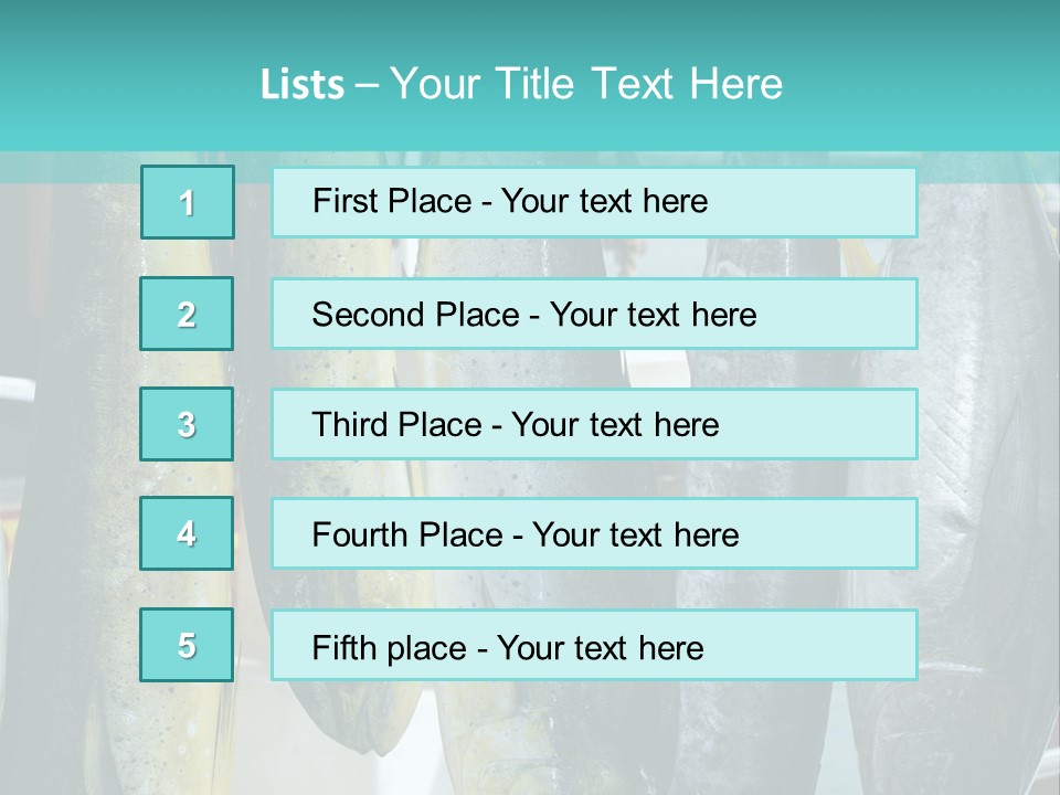 Rainbow Yellowtail Elagatis Bipinnulata Pelagic PowerPoint Template