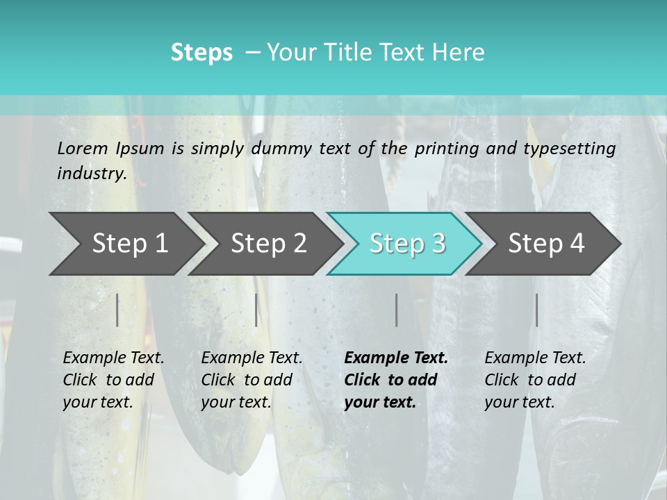 Rainbow Yellowtail Elagatis Bipinnulata Pelagic PowerPoint Template
