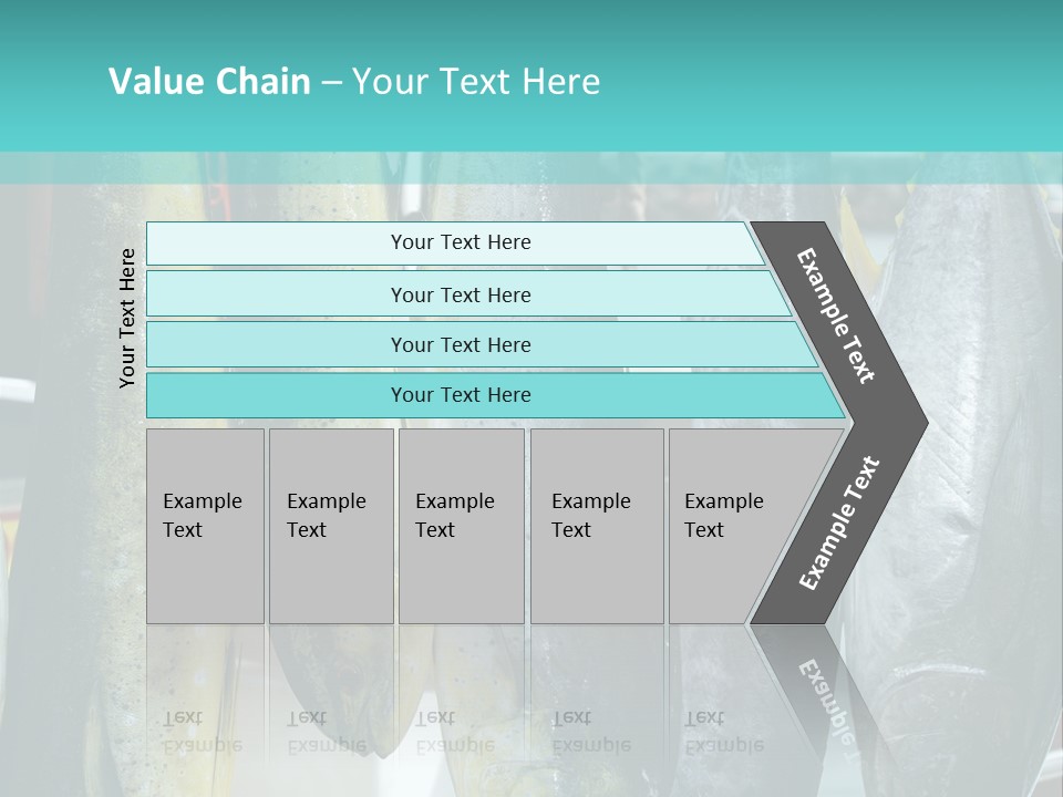 Rainbow Yellowtail Elagatis Bipinnulata Pelagic PowerPoint Template