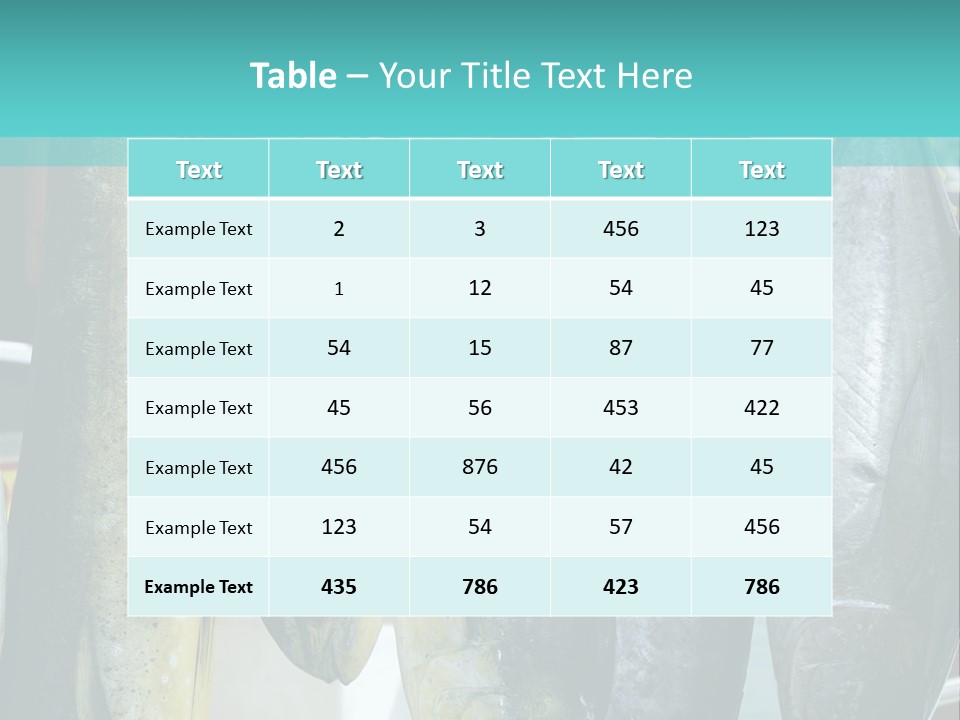 Rainbow Yellowtail Elagatis Bipinnulata Pelagic PowerPoint Template