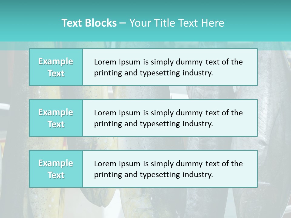 Rainbow Yellowtail Elagatis Bipinnulata Pelagic PowerPoint Template