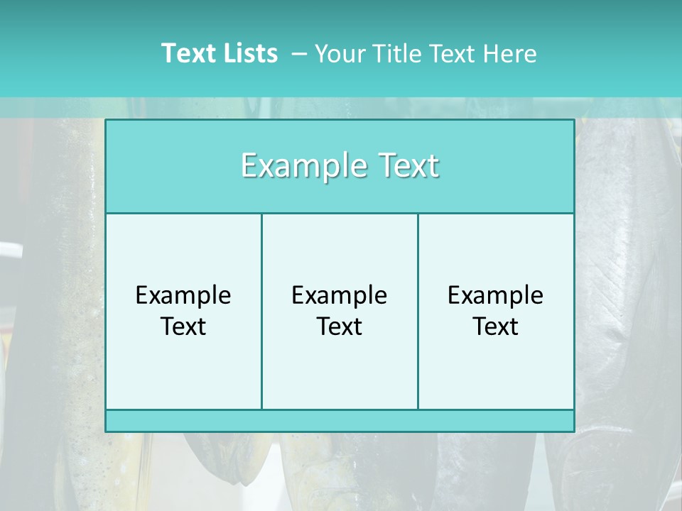 Rainbow Yellowtail Elagatis Bipinnulata Pelagic PowerPoint Template