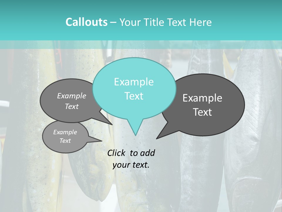 Rainbow Yellowtail Elagatis Bipinnulata Pelagic PowerPoint Template