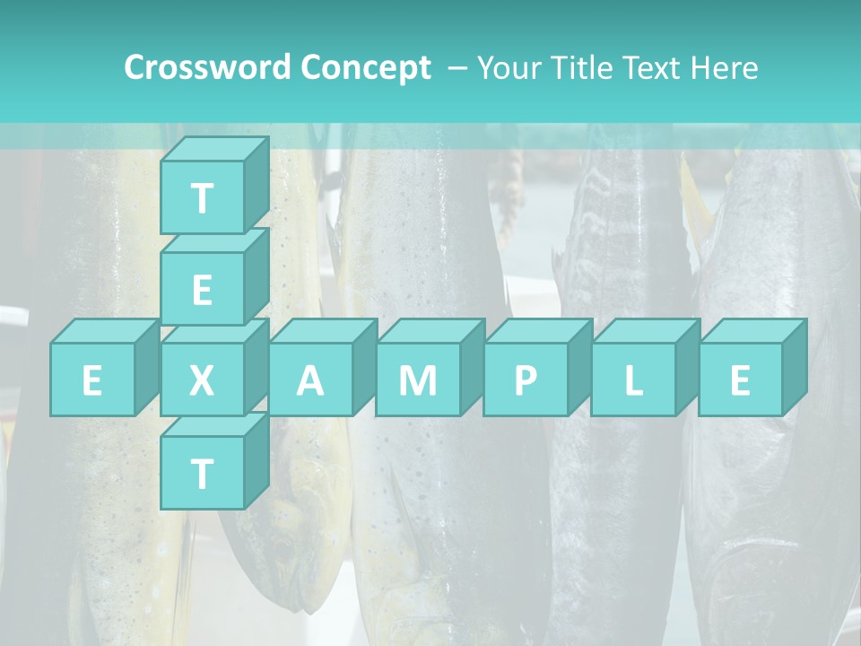 Rainbow Yellowtail Elagatis Bipinnulata Pelagic PowerPoint Template