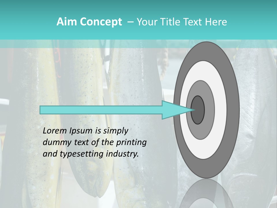 Rainbow Yellowtail Elagatis Bipinnulata Pelagic PowerPoint Template