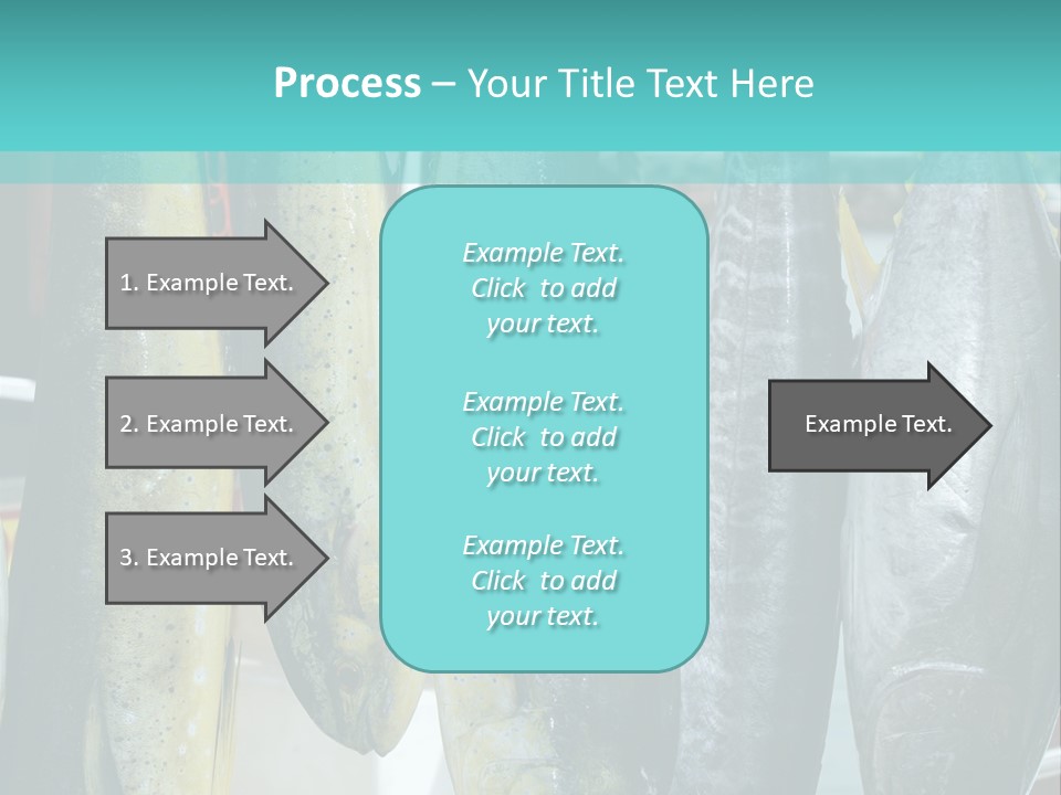 Rainbow Yellowtail Elagatis Bipinnulata Pelagic PowerPoint Template
