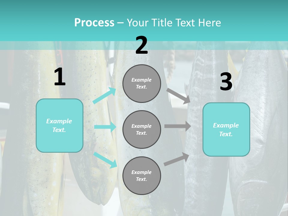 Rainbow Yellowtail Elagatis Bipinnulata Pelagic PowerPoint Template