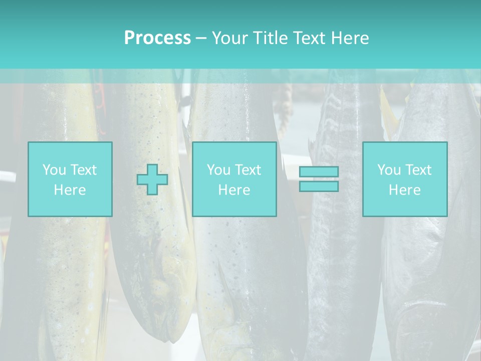 Rainbow Yellowtail Elagatis Bipinnulata Pelagic PowerPoint Template