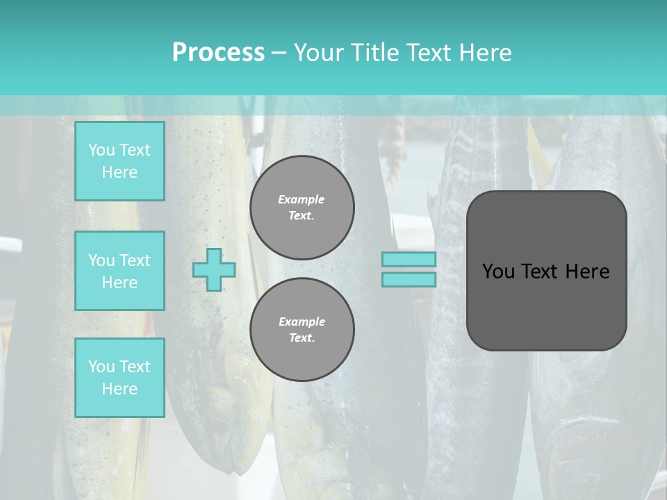 Rainbow Yellowtail Elagatis Bipinnulata Pelagic PowerPoint Template