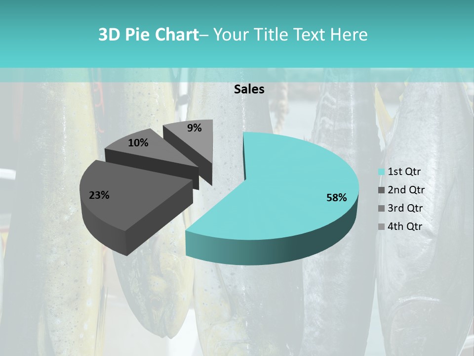 Rainbow Yellowtail Elagatis Bipinnulata Pelagic PowerPoint Template