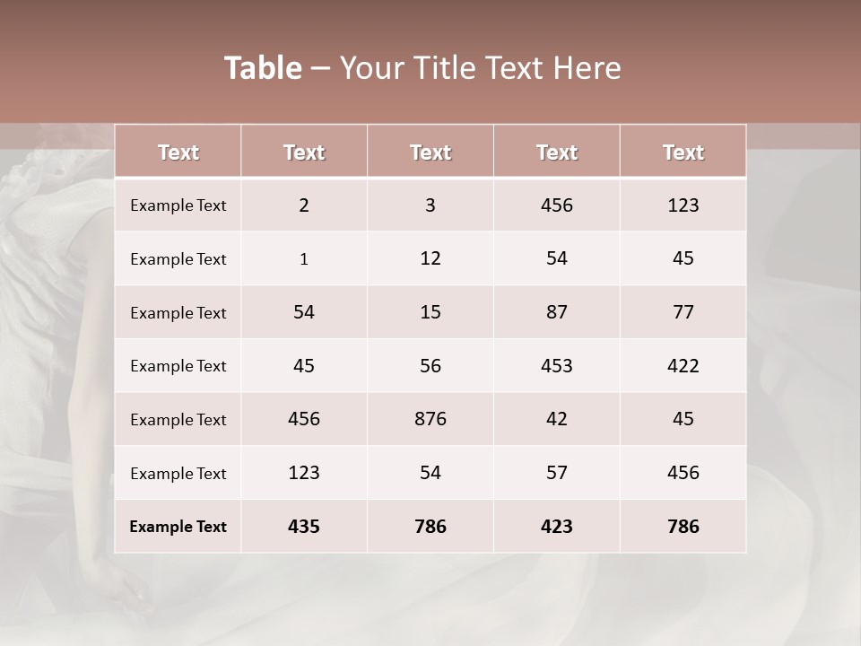 Hair Vogue Sexy PowerPoint Template